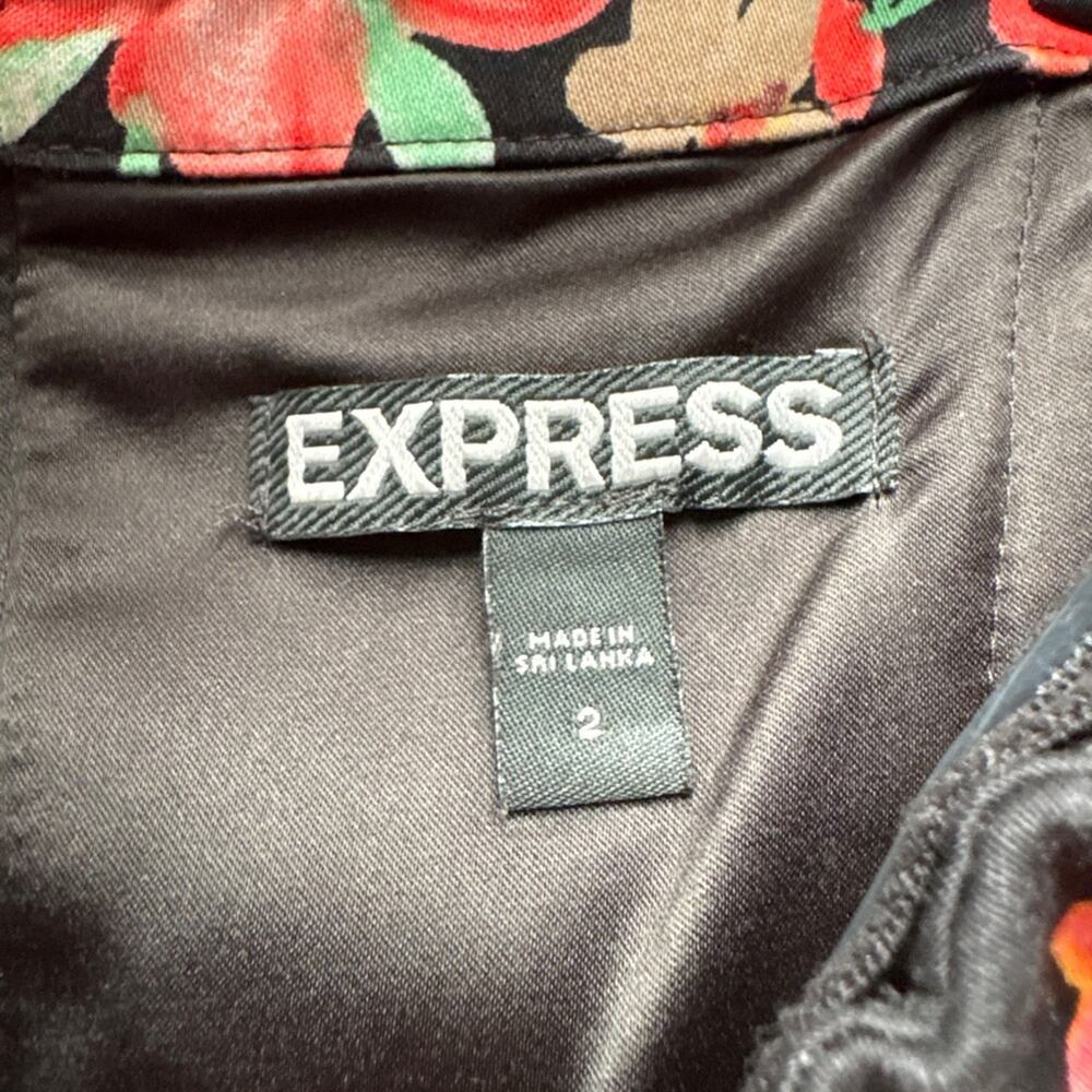 Floral Y2K Express Spaghetti Strap Dress size 2 - Picture 4 of 10